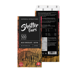 Milk Chocolate Sativa 500mg Shatter Bar